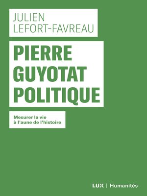cover image of Pierre Guyotat politique